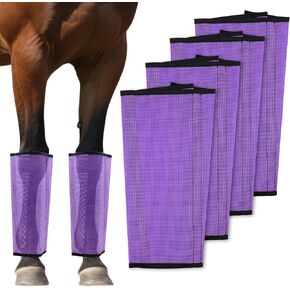 Mesh Horse Fly Boots, Purple, Set of 4 in Saudi Arabia