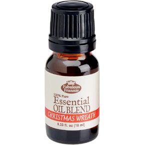 Christmas Wreath Essential Oil Blend 100% Pure, Undiluted Essential Oil Blend Therapeutic Grade - 10 ml Our Blend of Cyrpress, Pine, Cedarwood, Orange, Cinnamon, Clove and Vanilla Essential Oils. in Saudi Arabia