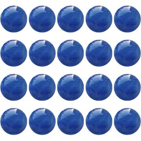 ECYC 50 Pcs 15mm Solid Glass Marbles, Round Glass Balls, Blue in Saudi Arabia