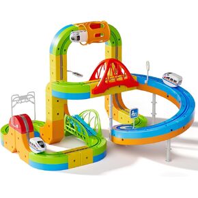 Electric Train Set, 3D Cube Track-DIY Rail Cube Block Kit in Saudi Arabia