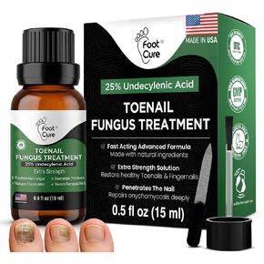 Toenail Renewal Solution Extra Strength Care for Toe Nail & Fingernails - Nail Repair Solution for Thick, broken, Discolored Nails - Renews Damaged Cracked Ingrown Toenail - Tea Tree Oil for Healthier and Extra Strength Nails - Made In USA 0.50 Fl Oz - 1  in Kuwait