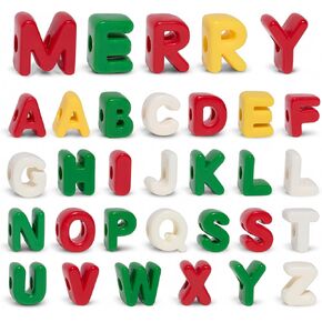 32 Pcs Chunky Halloween Letter Beads, Bubble Letter Beads for Keychain in Kuwait