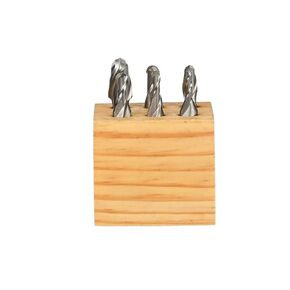 HHIP 8001-0006 2-Flute M2 Ball Nose End Mill Set, 1/8"-1/2", 6 Piece in Saudi Arabia