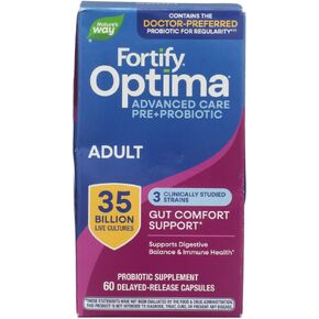 Nature’s Way Fortify Optima Daily Probiotic, 35 Billion, 15 Strains, Prebiotic, 60 Capsules in Saudi Arabia