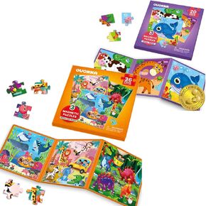 QUOKKA Magnetic Jungle & Animal Puzzles for Kids in Kuwait