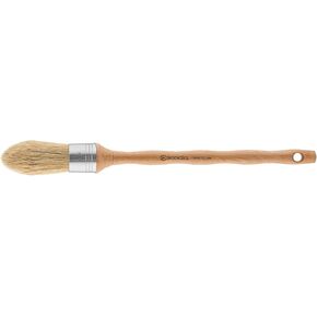 Escoda Series 7600 Artist Oil and Acrylic Paint Brush for Murals, Decorative Work & Faux Finishing, Natural Chungking Hog Bristle, Round Oval, Size 2 in Kuwait