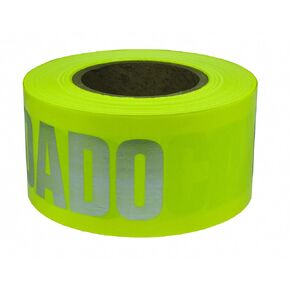 Swanson Tool Co., Inc BT100DGR2 Disposable Barricade Tape, 3 in W X 1000 Ft L X 2 Mil T, Danger, Polyethylene, 1,000 Feet, Red & Black Print in Saudi Arabia