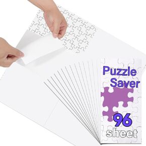 24 PCS Puzzle Glue Sheets, Puzzles Saver Sheets for 4 x 1000-Pieces in Kuwait