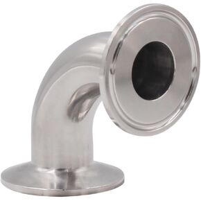 DERNORD 2 Pack 1-1/2" Tube OD Elbow 90 Degree Sanitary Pipe Fitting SS304 Tri Clamp 1.5 Inch in Kuwait