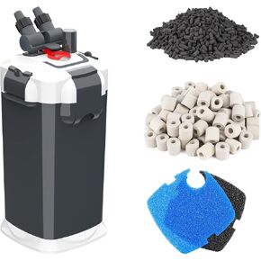 fishkeeper 390GPH Canister Filter, 3-Stage Filtration Aquarium Filter in Saudi Arabia