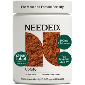 Needed. CoQ10 - Coenzyme Q10, for Men and Women, 200 mg of Ubiquinol, Supports Energy Production, Protects Cells from Damage, and Supports Metabolism | 30 softgels in Saudi Arabia