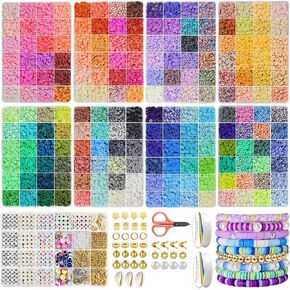 Redtwo 30000 Pcs Clay Beads 192 Colors Bracelet Making Kit in Saudi Arabia