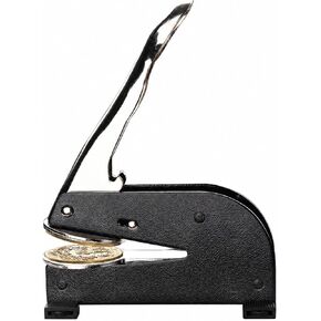 Sdlnklm Manual Steel Embossing Press with Lever Handle Compact Bench Embossing Press Sturdy for Small Production Shops, Businesses, Black, Curved Handle in Kuwait