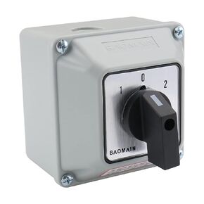 Baomain العالمي مفتاح تحويل دوار SZW26-20/D202.2D مع مفتاح رئيسي صندوق خارجي 660 فولت 20A 3 موقف 2 المرحلة in Kuwait