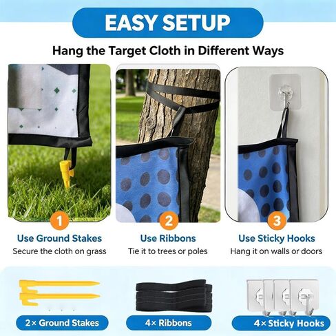 Kids Sticky Soccer Target Game 2 Soft Balls Indoor Outdoor Family Toy in Kuwait