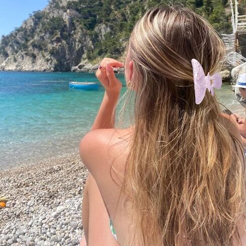 Hair Claw Clips for Women Acrylic Hair Clips for Thick Thin Hair Non-Slip in Saudi Arabia