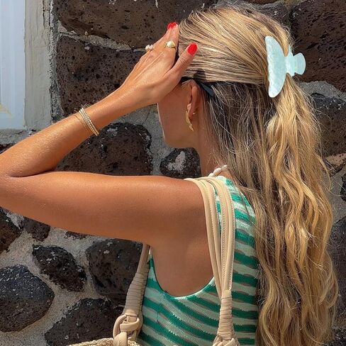 Hair Claw Clips for Women Acrylic Hair Clips for Thick Thin Hair Non-Slip in Saudi Arabia