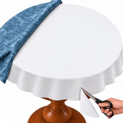 Newbridge Quilted Waterproof Cut to Fit Table Pad Protector with Flannel Backing, Heat Resistant, Wipe Clean, Cushioned Pad Protects Table from Spills and Scratches, 52" x 102" in Kuwait