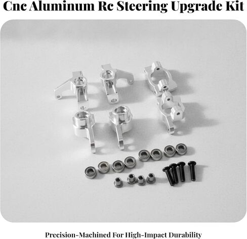 EHJRE Toy Steering Assembly Kit with Metal Cups and Bearings for RC Vehicle High Speed Maneuvering Control and Wear Resistant Performance, Blue in Saudi Arabia