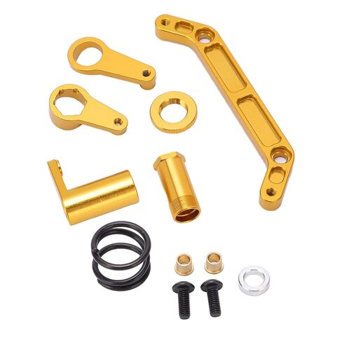 Hidyliu Steering Assembly for JLB, Aluminum Alloy for 1/10 RC Car (Gold) in Kuwait