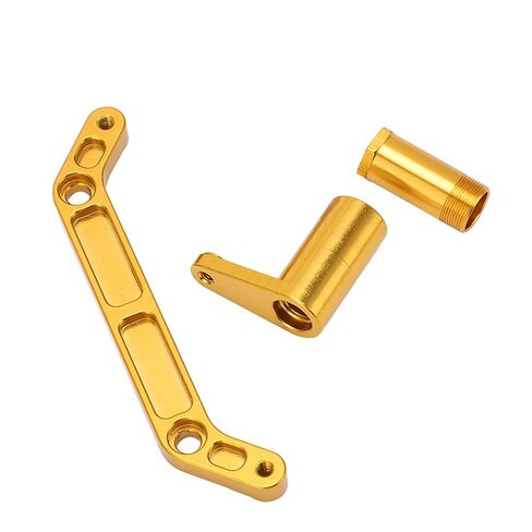 Hidyliu Steering Assembly for JLB, Aluminum Alloy for 1/10 RC Car (Gold) in Kuwait