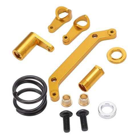 Hidyliu Steering Assembly for JLB, Aluminum Alloy for 1/10 RC Car (Gold) in Kuwait