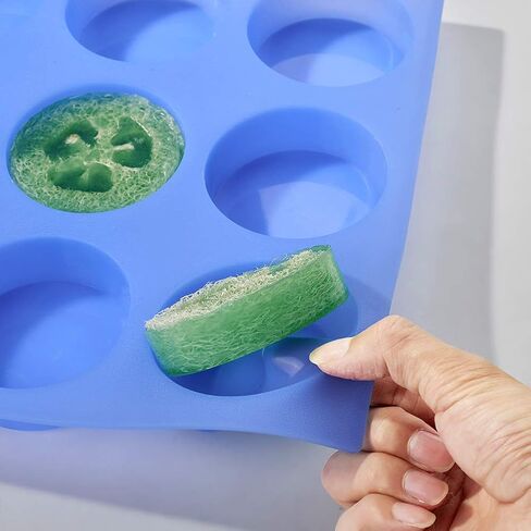 Rectangle Soap Mold 2Pack, Large Size Soap Mold 5oz, Sturdy and Durable Rectangle Silicone Mold for Soap Making in Kuwait