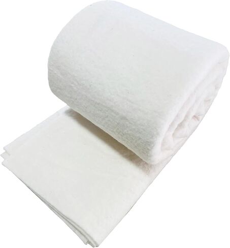 LUMANSUO 200GSM Craft Natural Cotton Quilt Batting for Quilting (36"x45") in Kuwait