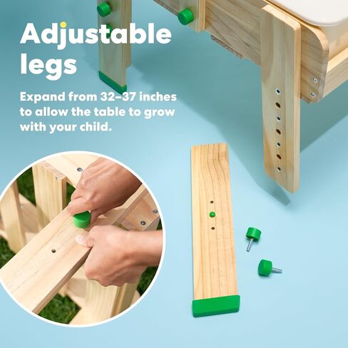 KiwiCo Water Activity Table for Toddlers - Wooden Sensory Play Ages 3+ in Kuwait