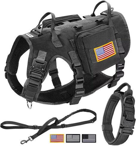 Forestpaw Tactical Dog Harness Medium Sized Dog,Military,M,Coyote Brown in Kuwait