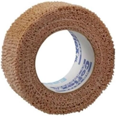 Andover CO-Flex 1"x5Yds Tan Flesh 6-Rolls Cohesive Flexible Elastic Latex Bandage Compression Self Adherent Wrap Kids Children Vet Animals Pets Cats Dogs Horses 3100TN in Kuwait