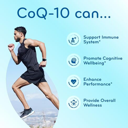 ClearFormulas CoQ10 400mg 200 Capsules Quick Absorption Non-GMO in Kuwait