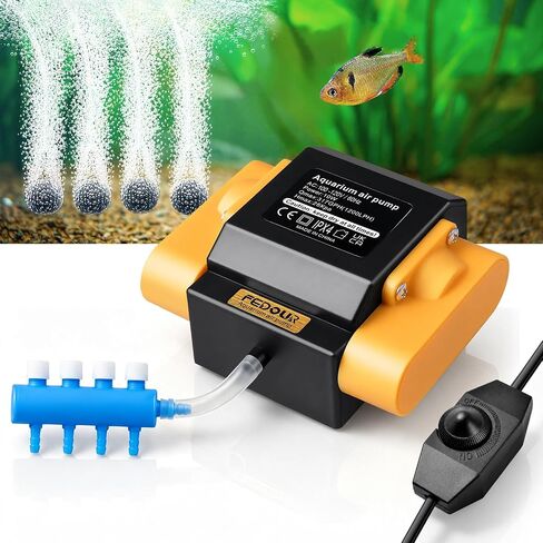 FEDOUR 10W 317GPH Aquarium Air Pump Powerful Koi Pond Aerator in Saudi Arabia
