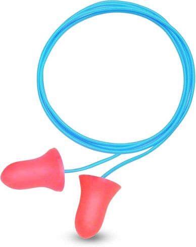 Honeywell Howard Leight by Maximum Corded Disposable Foam Earplugs, 100 Pairs, Orange in Kuwait