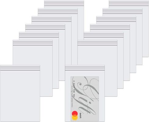 حقائب مجوهرات من البلاستيك الشفاف 3 مقاسات، 300 حزمة من أكياس البوليستر الشفافة القابلة للإغلاق، أكياس صغيرة بسحاب 2 مل للوحة ألعاب الخرز 2.4 × 3.5/3.5 × 5/4 × 6 بوصة (8 أحجام للاختيار من بينها) in Kuwait