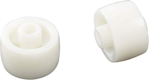 Pallet Jack/Truck Load Wheels Set (2 pcs) 3" x 3.75" with Bearings ID 20mm Poly Tread Red in Saudi Arabia