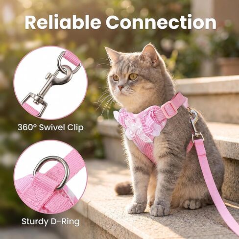 Kitten Harness and Leash Set in Kuwait