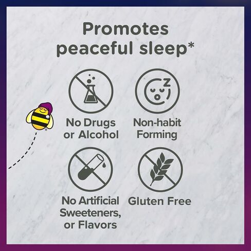 Zarbee's Kids Sleep Supplement Liquid with 1mg Melatonin; Drug-Free & Effective; Easy to Take Natural Berry Flavor for Children Ages 3 and Up; 1 Fl Oz Bottle in Kuwait