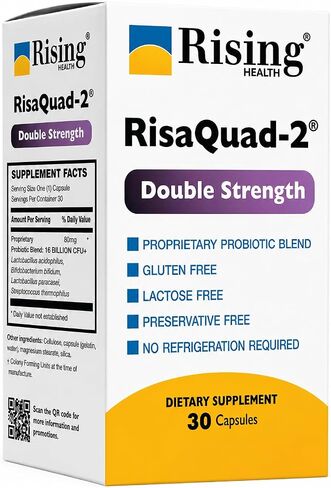 كبسولات Risaquad-2 Ds ***ريس، الحجم: 30 - 375 ملجم كبسولات المكملات الغذائية بروبيوتيك. in Kuwait