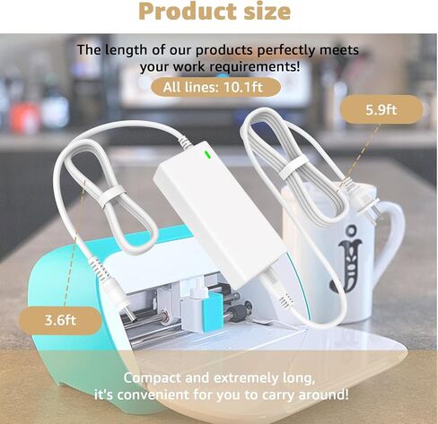 Power Cord Compatible with Cricut Joy Cutting Machine DC18V Charger in Saudi Arabia