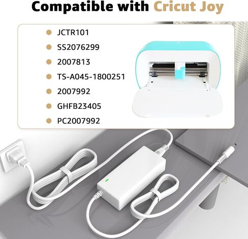 Power Cord Compatible with Cricut Joy Cutting Machine DC18V Charger in Saudi Arabia