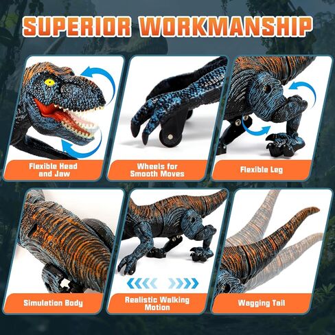 Sunrad Mini Remote Control Dinosaur Toys for Kids 3-5 5-7 8-12 Years Old in Saudi Arabia