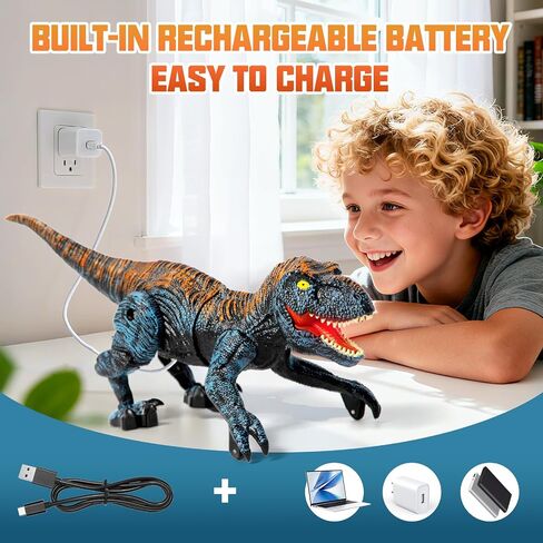 Sunrad Mini Remote Control Dinosaur Toys for Kids 3-5 5-7 8-12 Years Old in Saudi Arabia