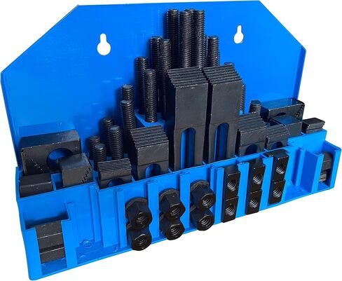 TEXALAN Bridgeport Milling Machine Hold Down Clamp Set - 1/2" Table T-Slot and 3/8" Stud Size in Kuwait