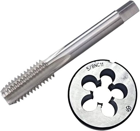 5/8“-11 UNC HSS Tap And Die Set，5/8“-11 UNS Machine Thread Tap And 5/8“-11 UNS Round Thread Die Right Hand in Kuwait