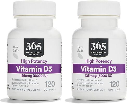 365 Everyday Value, Vitamin D3 5000 IU, 120 ct in Saudi Arabia