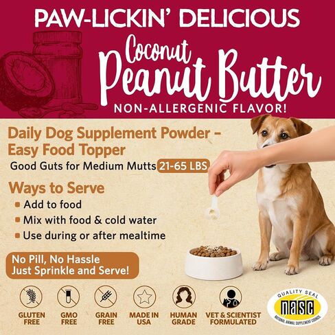 Fidobiotics Good Guts Probiotics for Medium Dogs in Kuwait