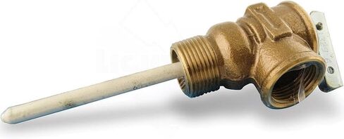 Camco Automatic Temperature and Pressure Relief Valve with Extension Probe and Lever | Features an All Brass Body with a Stainless Steel Pressure Spring | (10473) in Kuwait