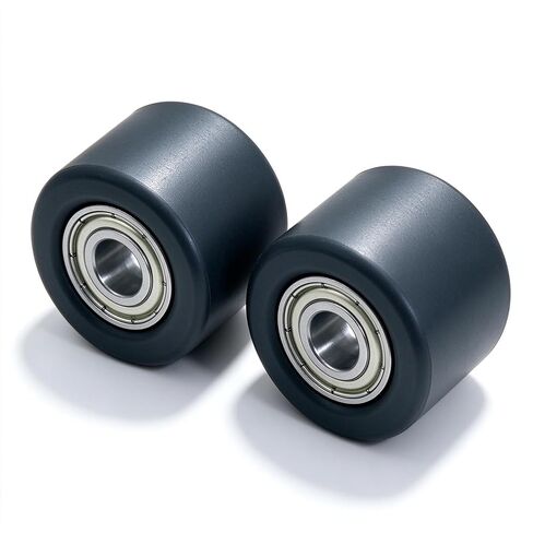 2 Pack Chain Tensioner Pulley for Yozma IN10 Electric Dirt Bike 6900Z Bearing Guide Roller Durable Black Idler Wheel 10mm Bore Smooth & Quiet Chain Drive Replacement in Saudi Arabia