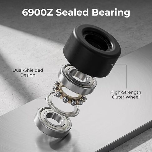 2 Pack Chain Tensioner Pulley for Yozma IN10 Electric Dirt Bike 6900Z Bearing Guide Roller Durable Black Idler Wheel 10mm Bore Smooth & Quiet Chain Drive Replacement in Saudi Arabia